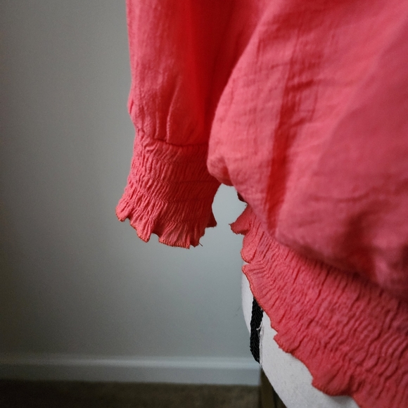 Unique Spectrum Coral blouse XL - Picture 2 of 6